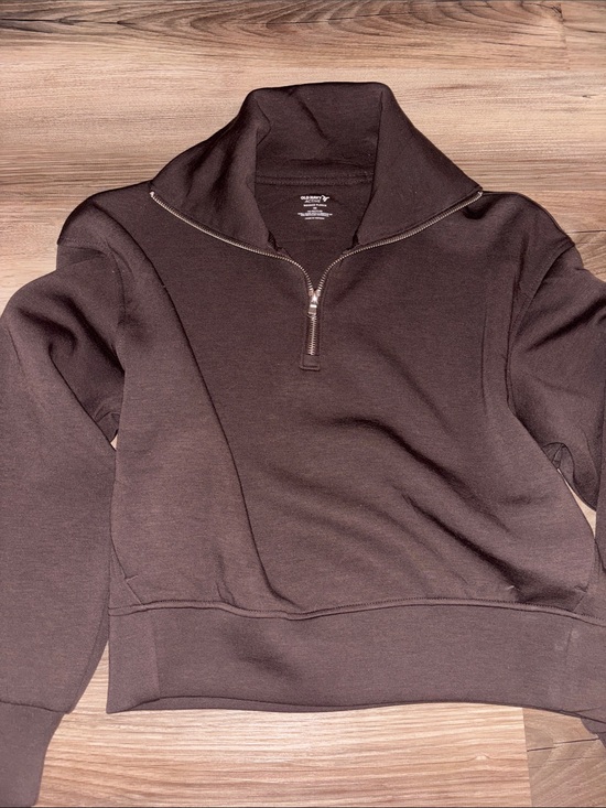 Old Navy Sweaters - old navy brown quarter zip!